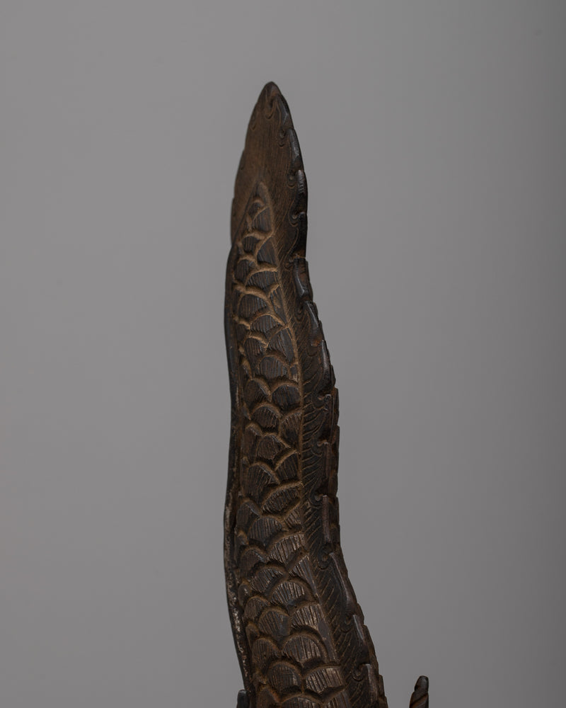 Iron Oxidized Kartika Knife | Tibetan Buddhist Ceremonial Knife