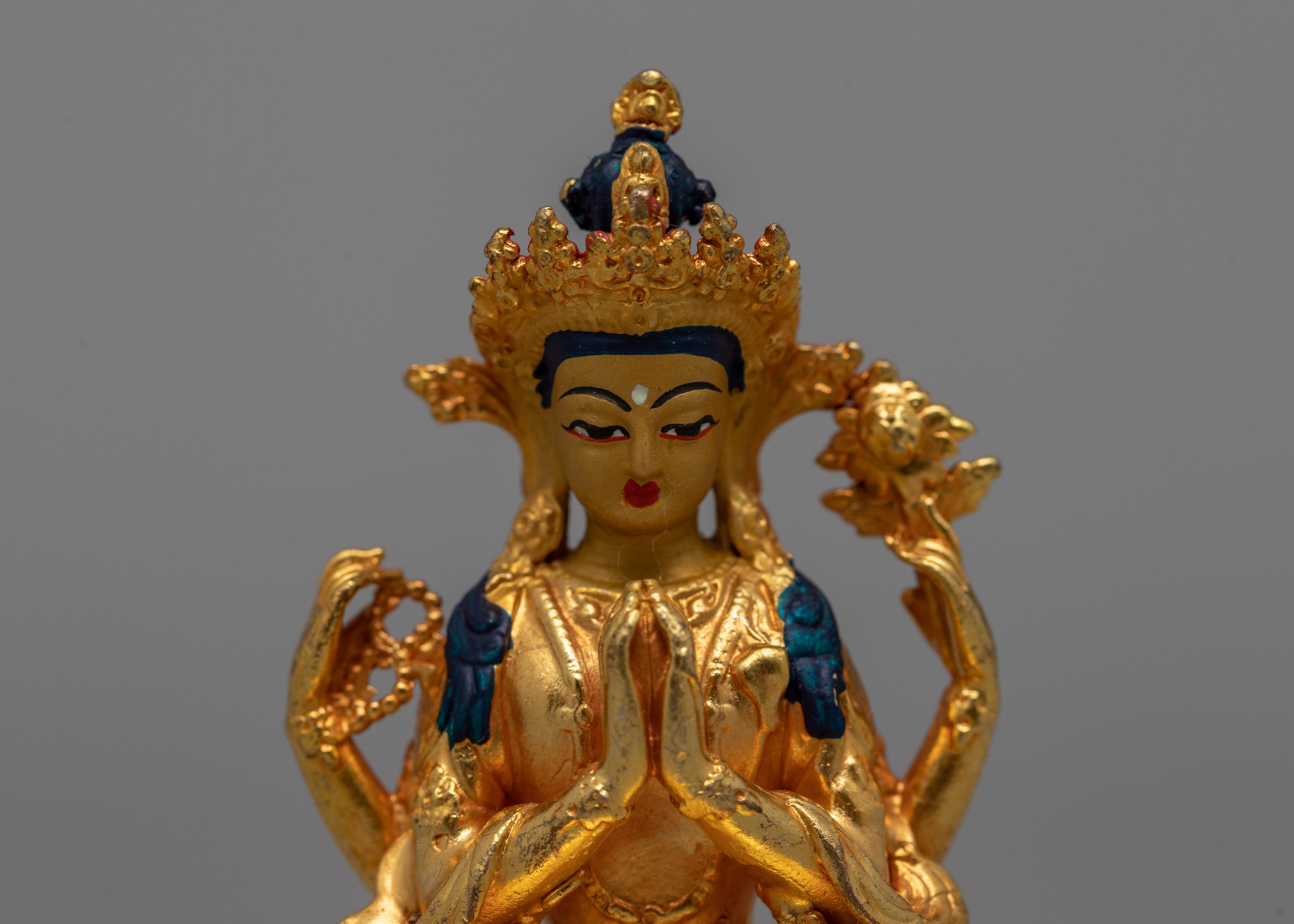Machine Made Chenrezig Statue | Spiritual Enlightenment Art