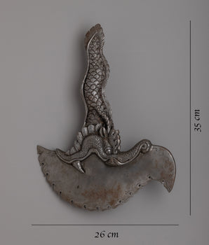 Iron Kartika Knife | Tibetan Ritual Knife for Spiritual Practices