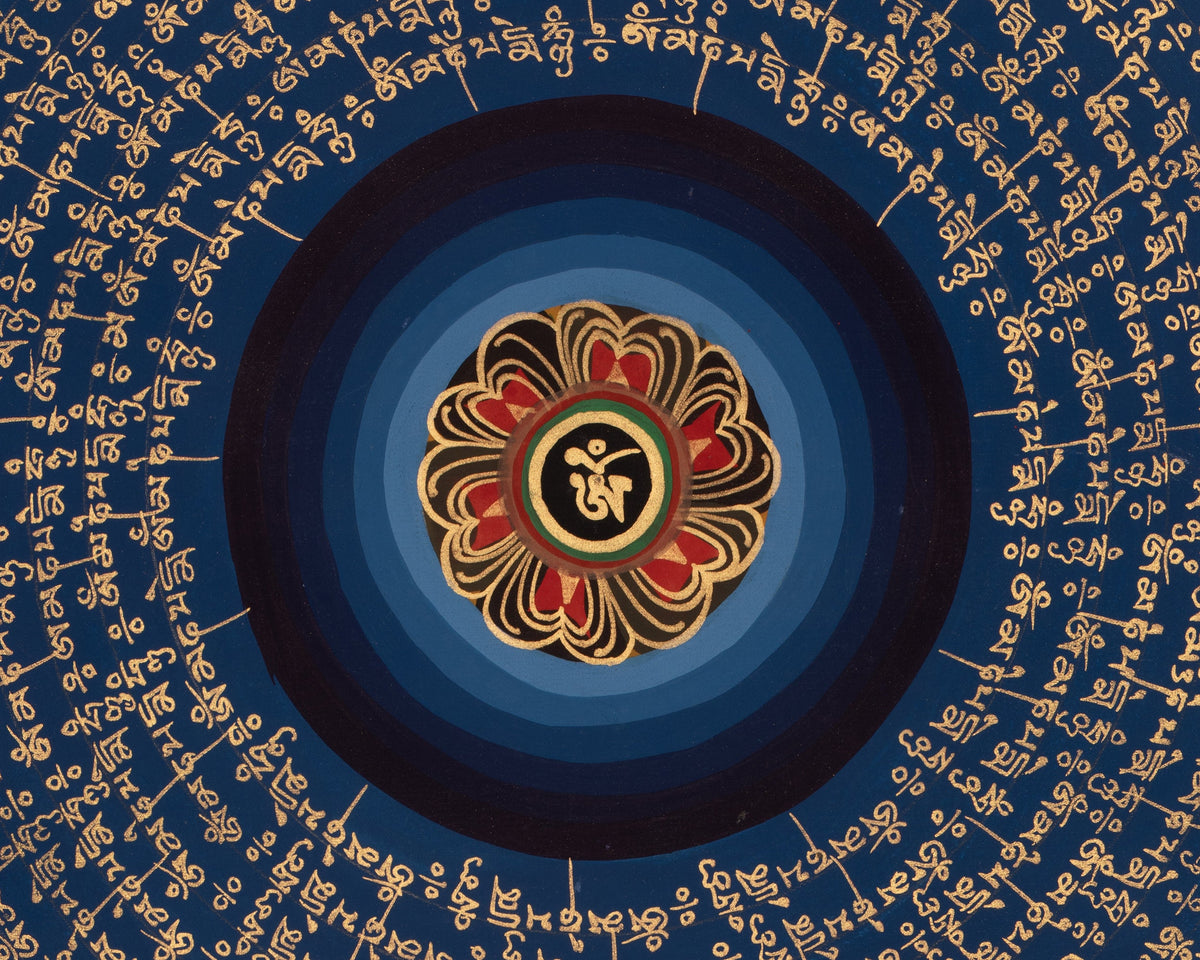 Traditional Mantra Mandala Thangka | Enlightened Universe And The Journey To Inner Peace