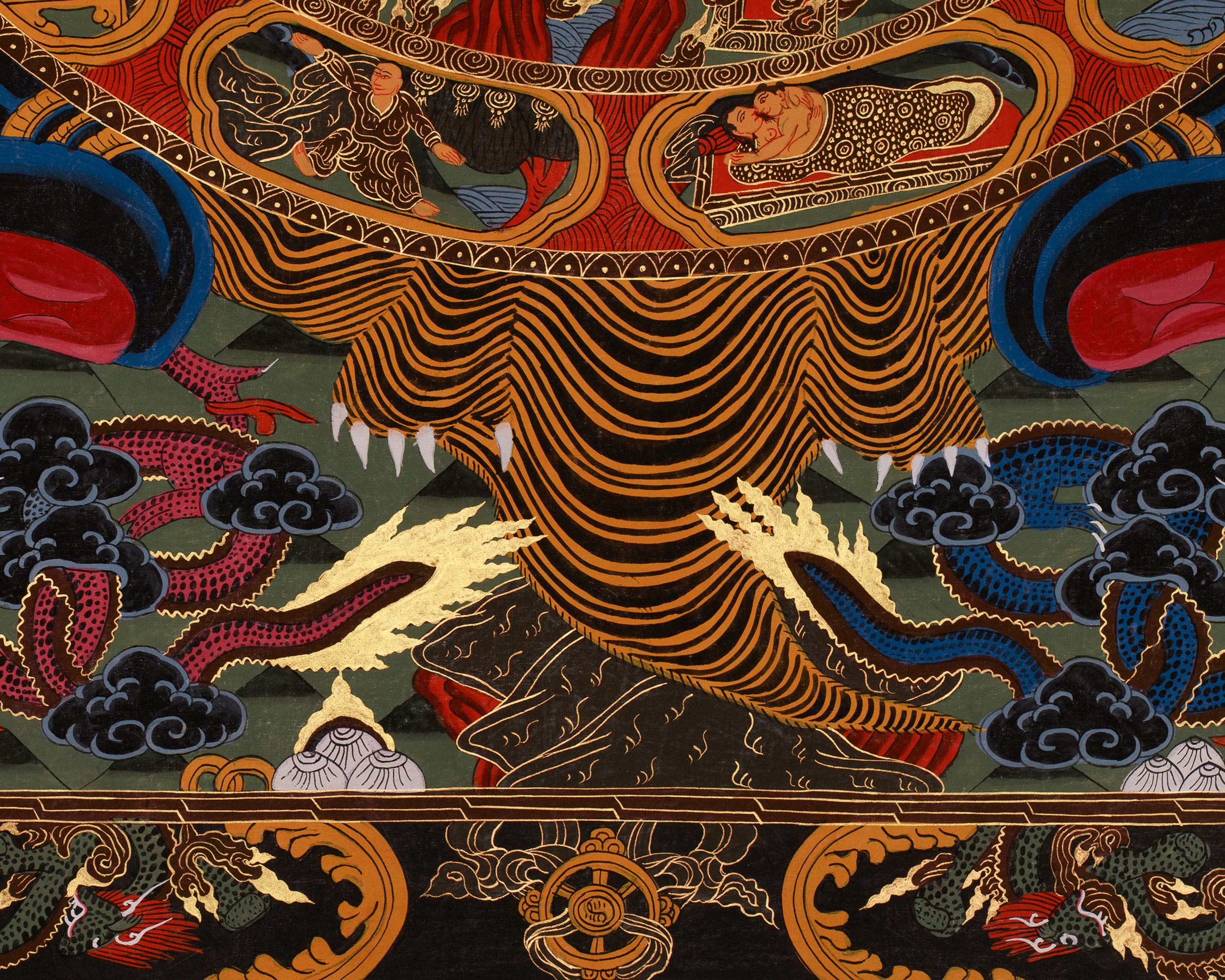 Himalayan Wheel of Life Thangka | A Visual Journey Through Karma, Rebirth, and Liberation