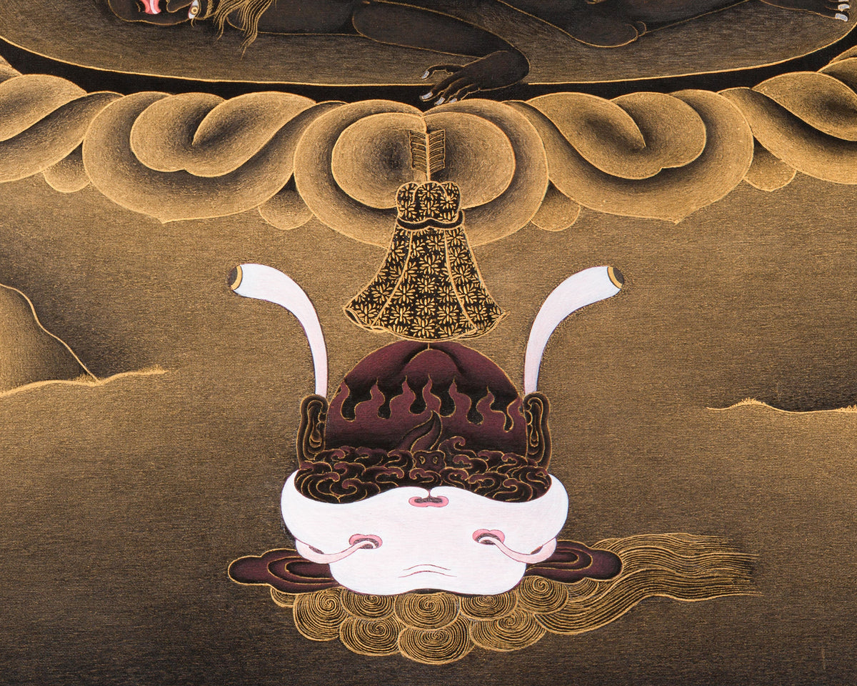 Fierce Ekajati Thangka Print | Goddess of Protection and Fearlessness