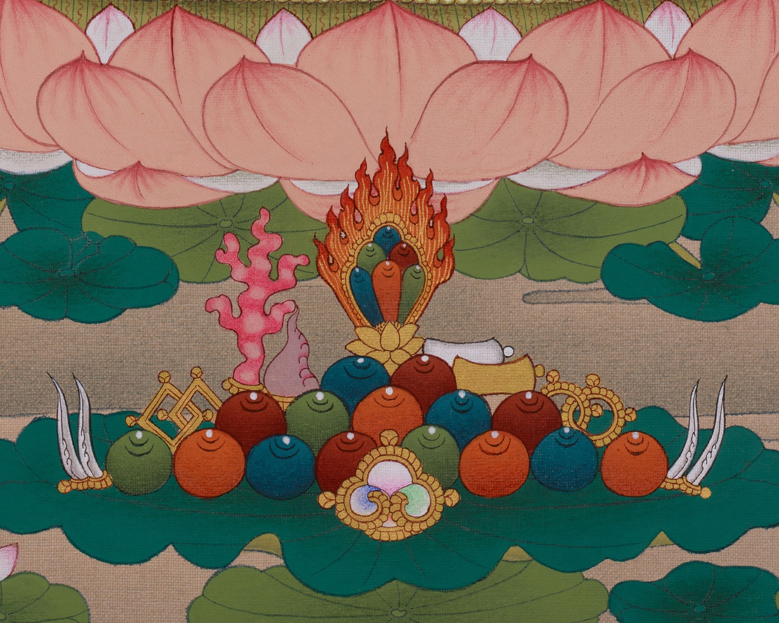 Peaceful Shakyamuni Buddha Artwork | Dharma Teacher | Symbolized Enlightenment