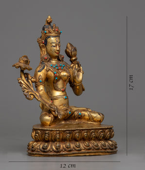 Goddess White Tara Sculpture | The Beacon of Compassion and Healing