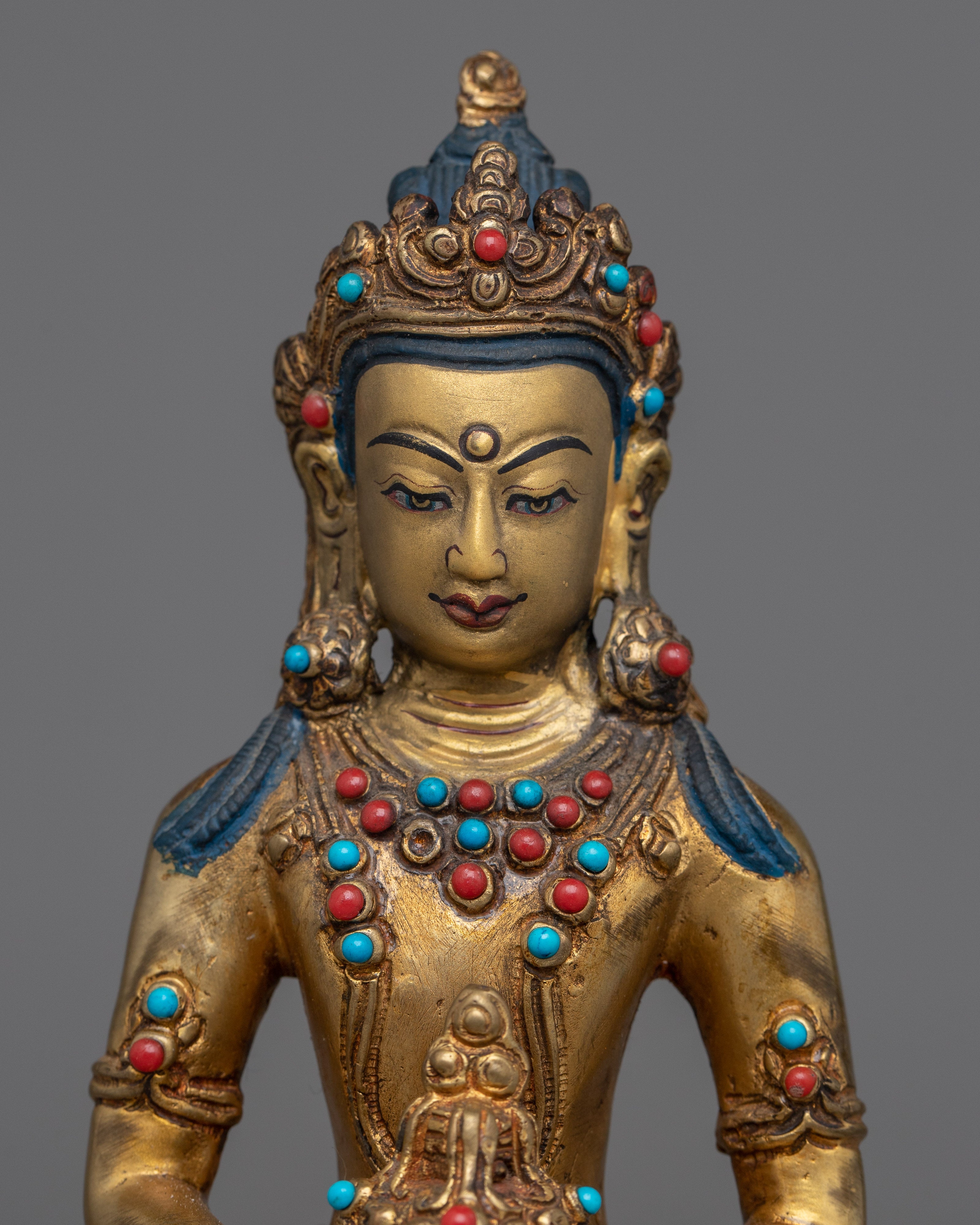 Gold Amitayus Buddha Statue | A Spiritual Beacon for Your Altar