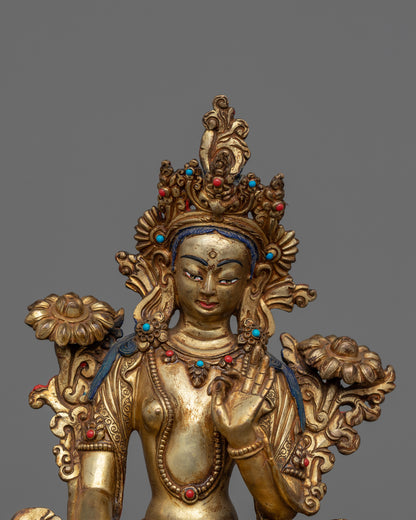 Green Tara Sculpture | Discover Serenity with Our Sculpture