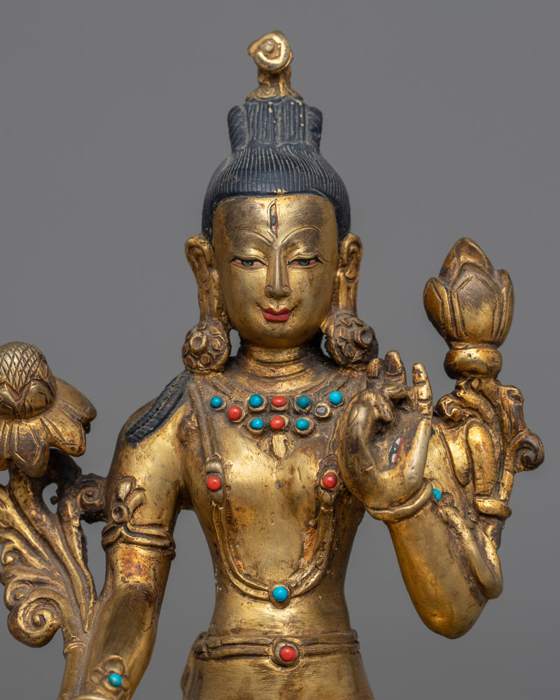 White Tara Long Life Deity | Handmade in Nepal