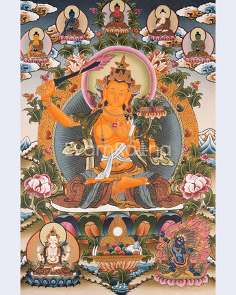 Manjushree Thangka Painting Art