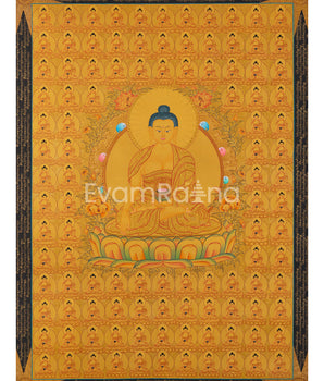 108 Buddha Thangka