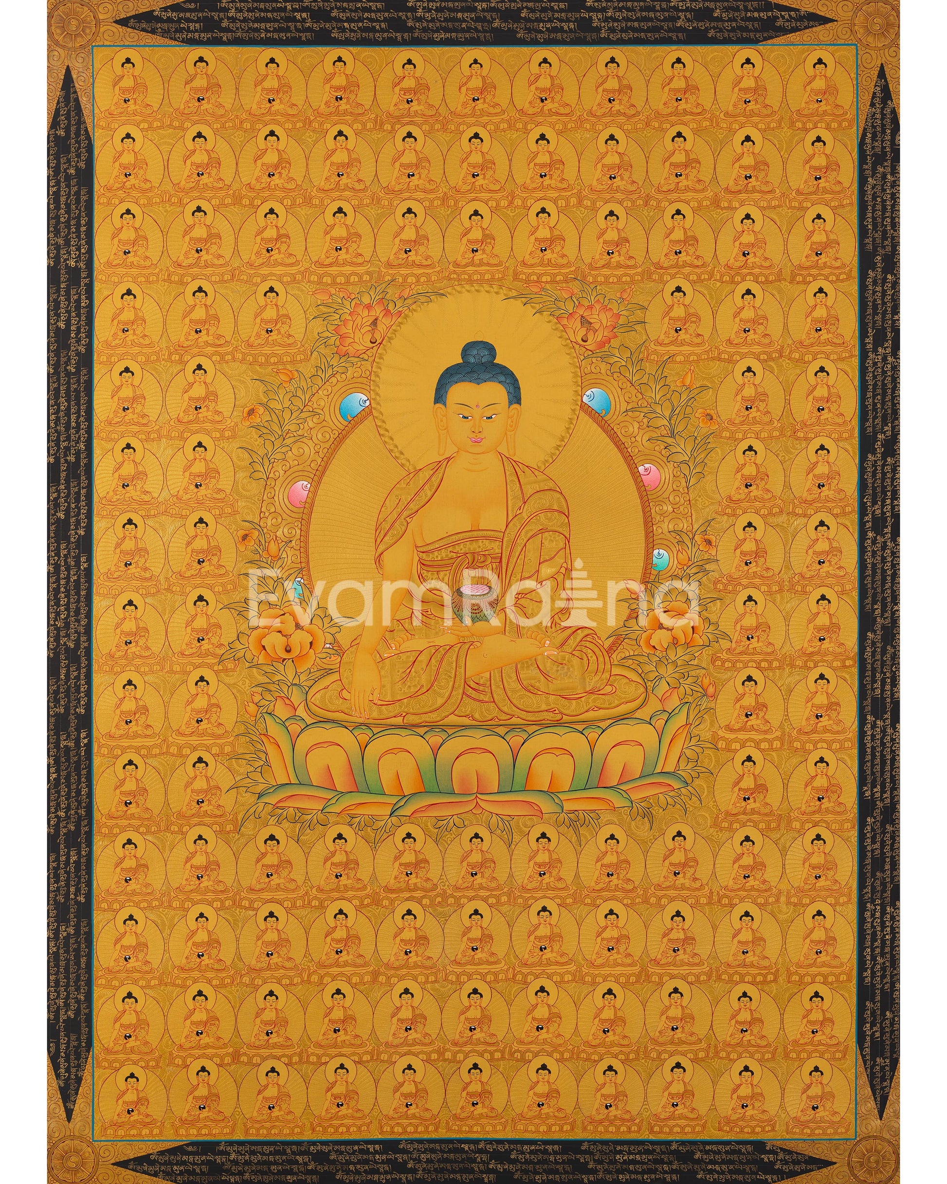 108 Buddha Thangka