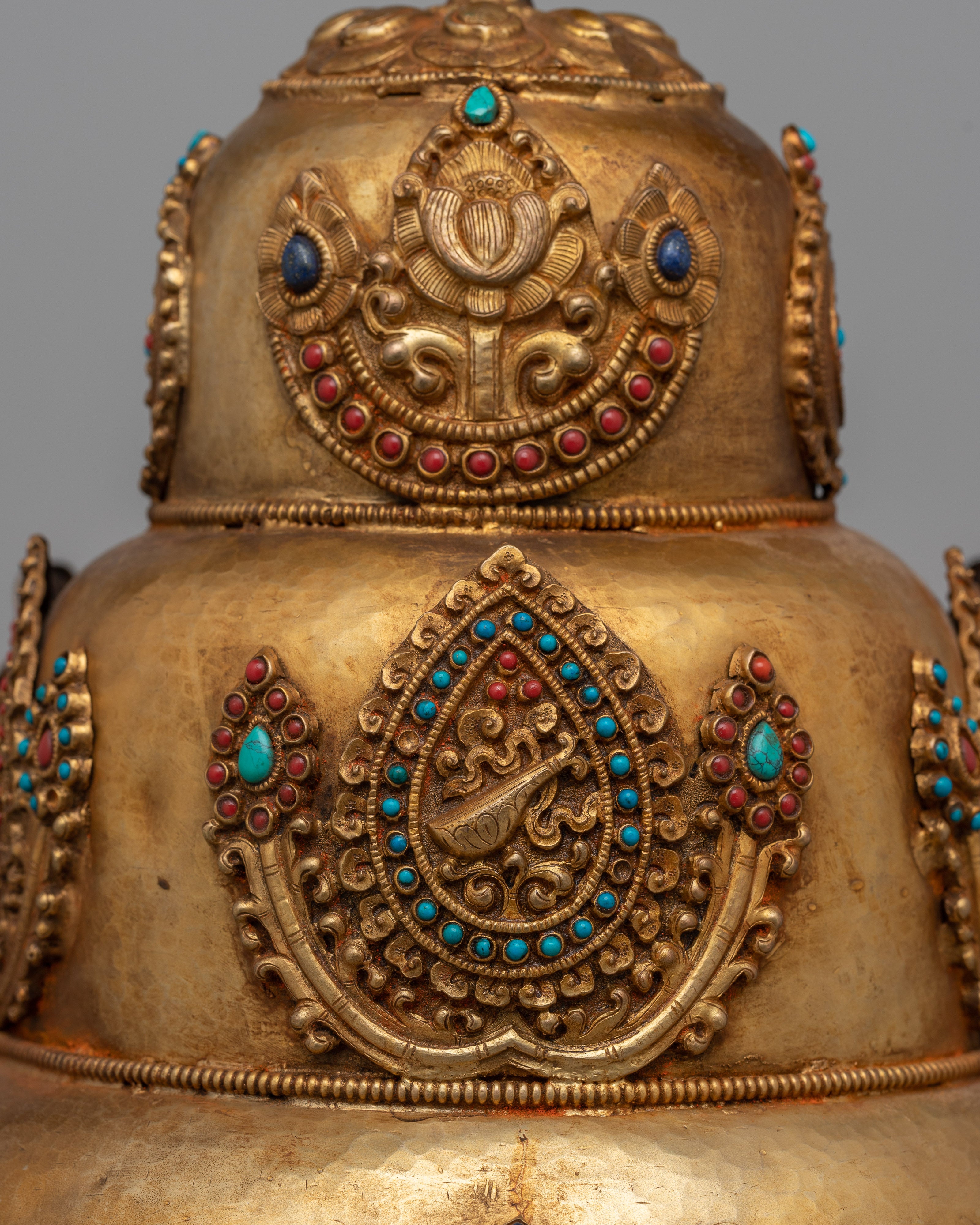 Handmade Buddhist Crown | Sacred Ritual Headpiece