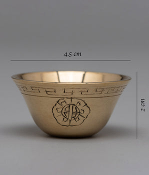 Brass Offering Bowl Set | Crafted Elegance for Rituals