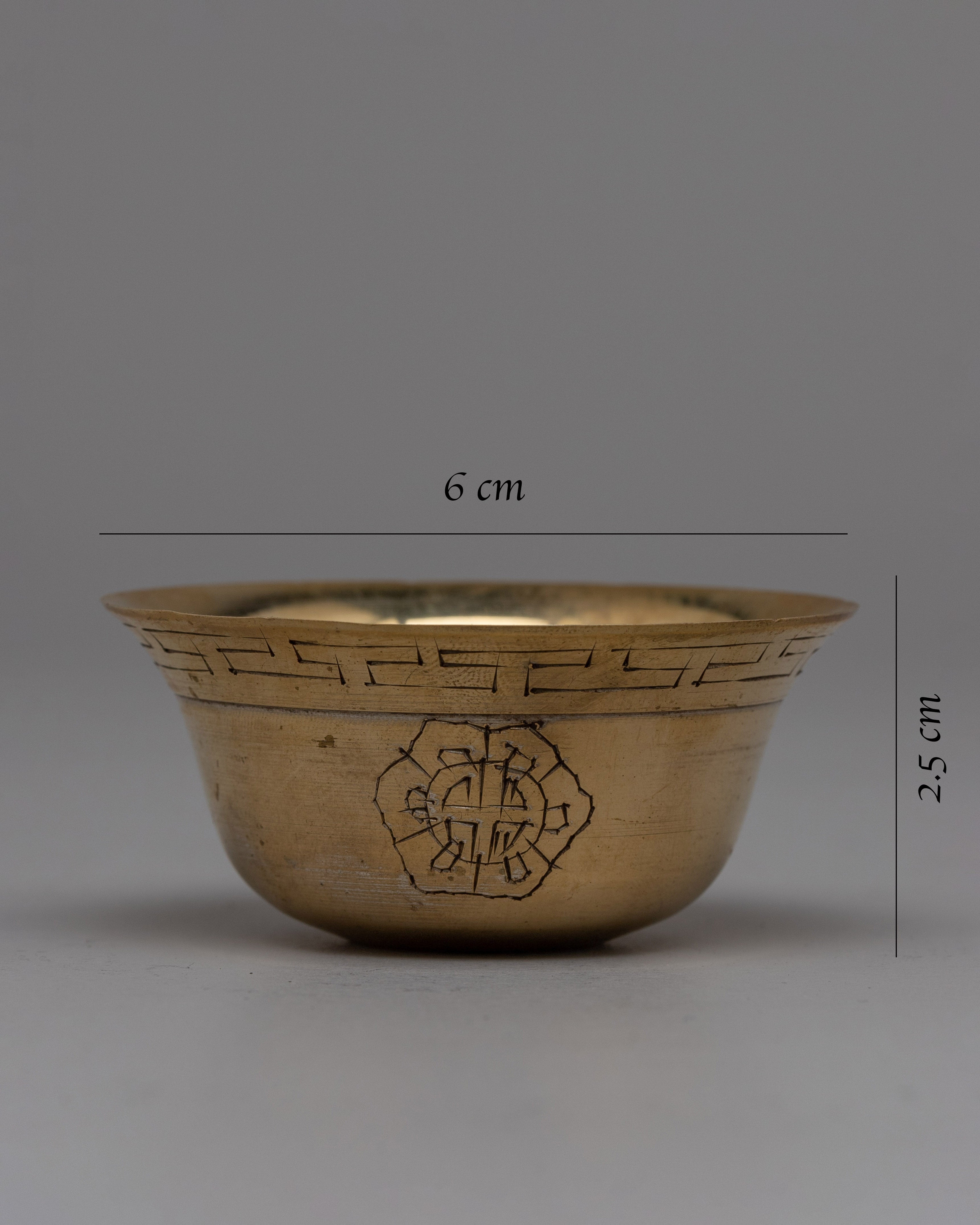 Small Brass Offering Bowl Set | Perfect for Daily Spiritual Practices