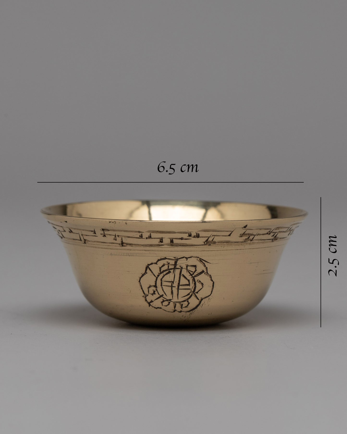 Brass Carved Offering Bowls | Traditional Spiritual Decor for Altar