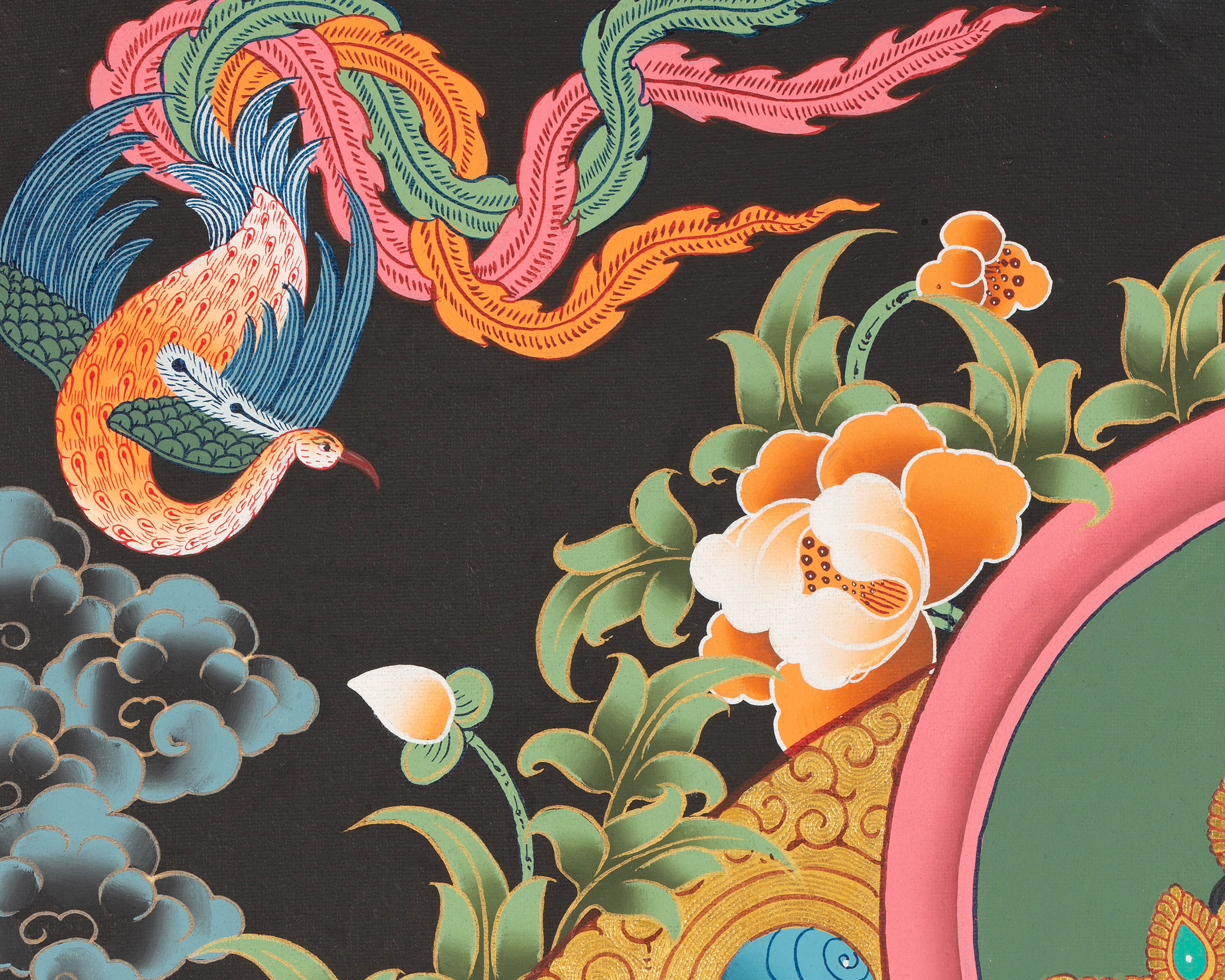 White Tara Thangka Painting | Female Bodhisattva Art
