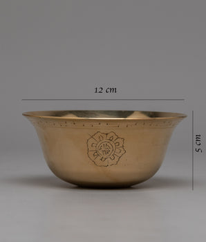 Decorative Offering Bowl Set for Altar | Enhance Your Sacred Space with Elegance