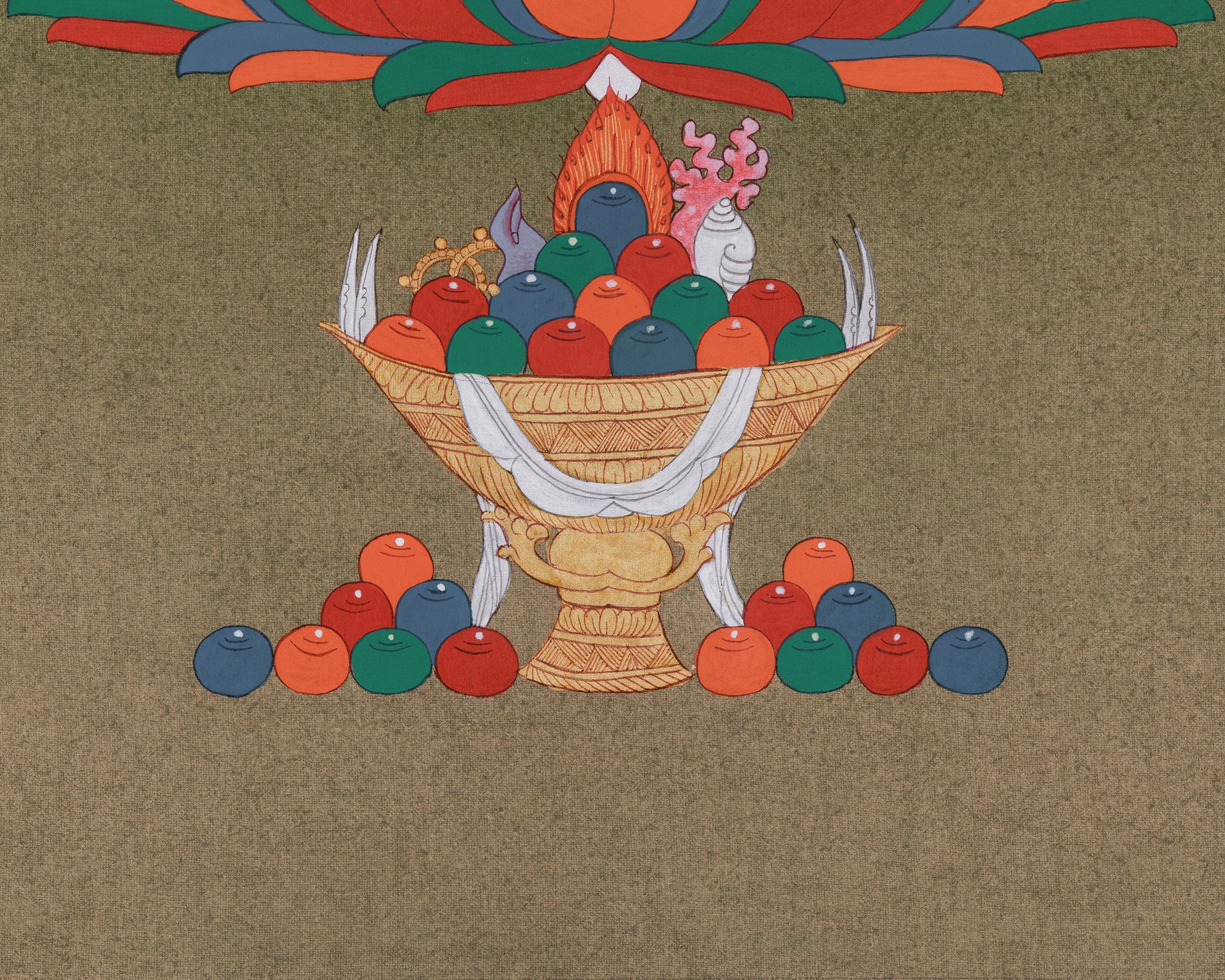Beautifully Painted Peaceful Sita Tara | Goddess of Healing and Protection