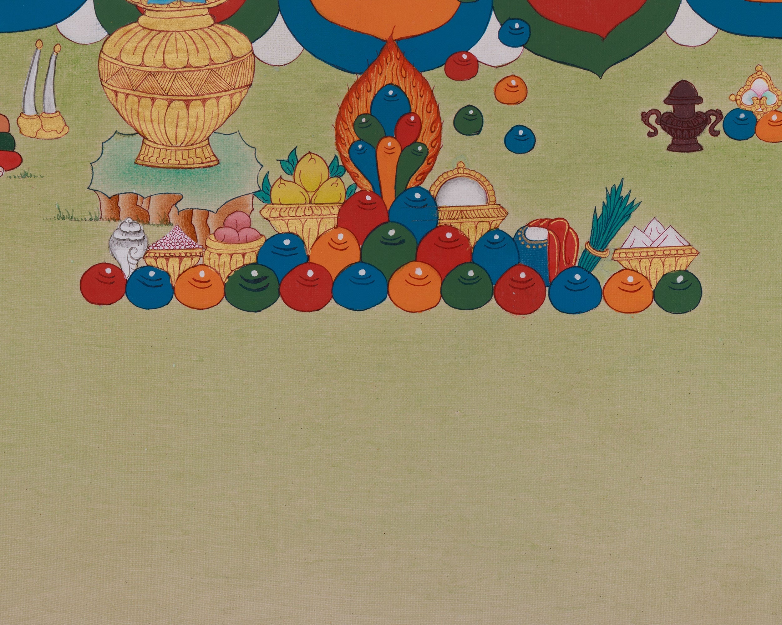 Guardian of Prosperity Dzambhala Thangka | A Sacred Symbol of Wealth and Blessings