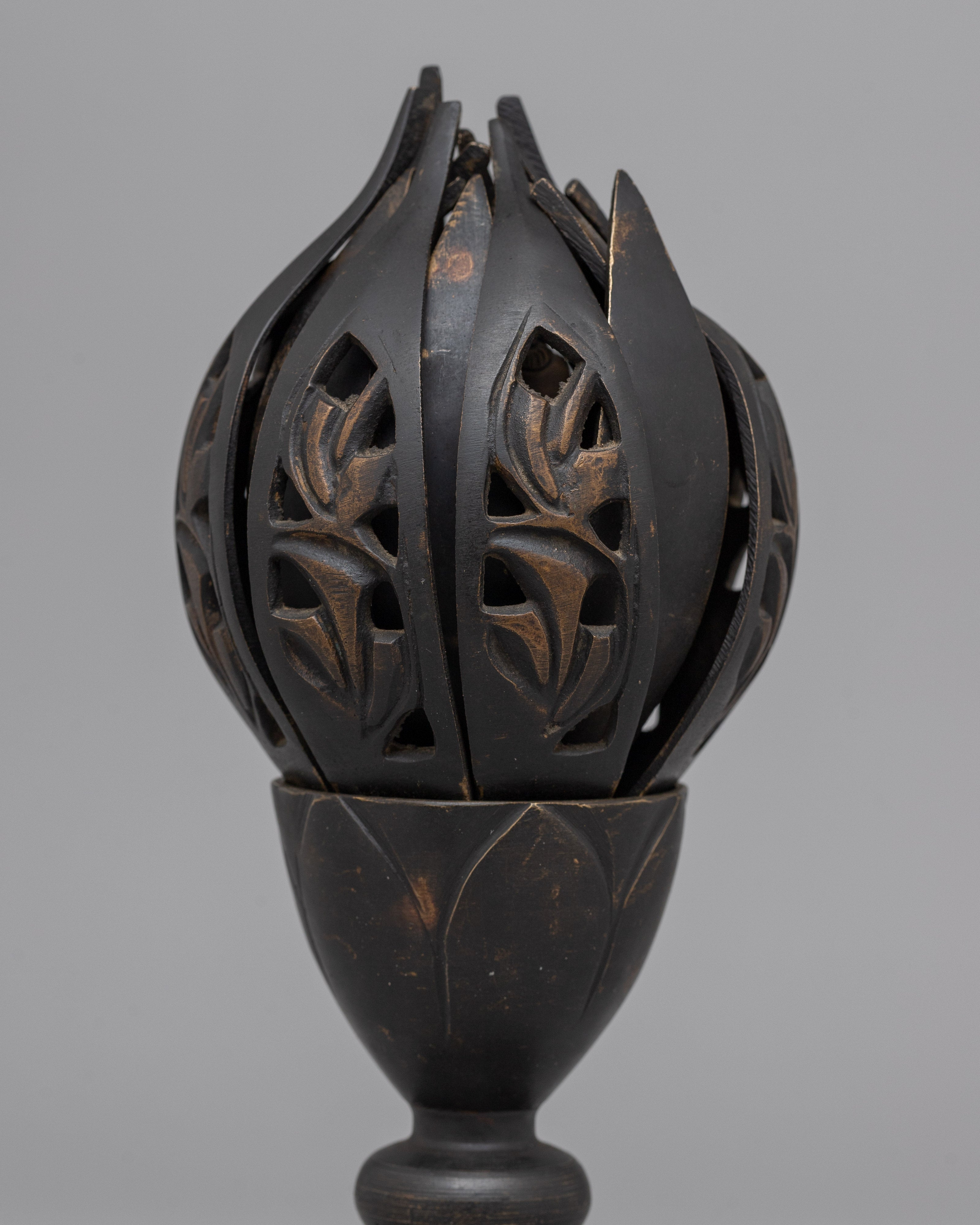 Buddha Brass Deity Lotus Mandala |  Spiritual Deity Art for Inner Calm