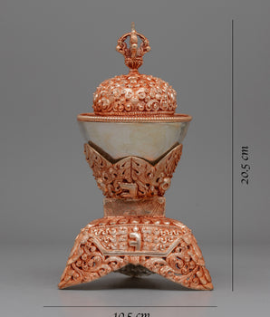 Buddhist Kapala Skull | Symbol of Transcendence and Spiritual Transformation
