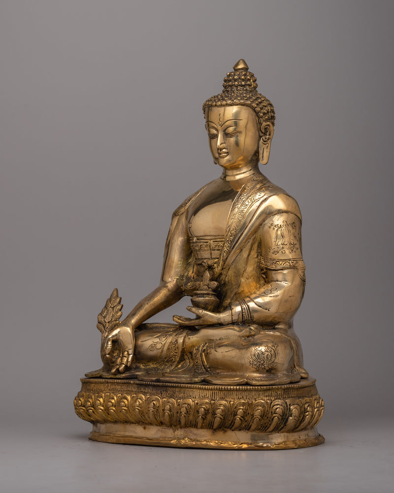 Medicine Buddha Healing Deity Statue | Doctor of Buddhism Who cures Suffering