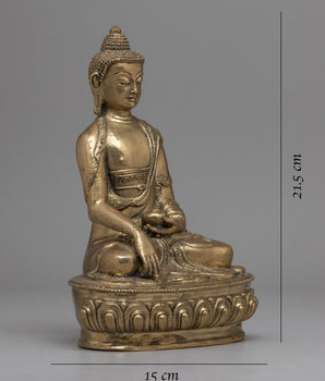 Shakyamuni  Brass Buddha Statue | Handmade Piece of Inner Peace and Tranquility