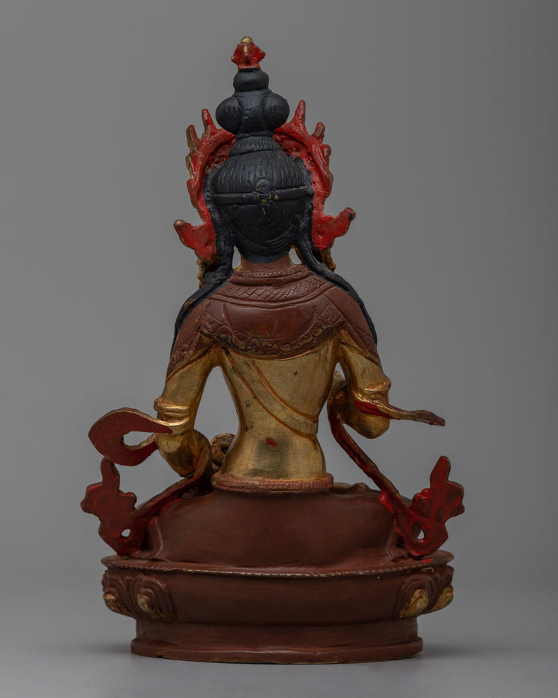 Vajrasattva Gold Statue | Spiritual Elegance for Meditation Altars