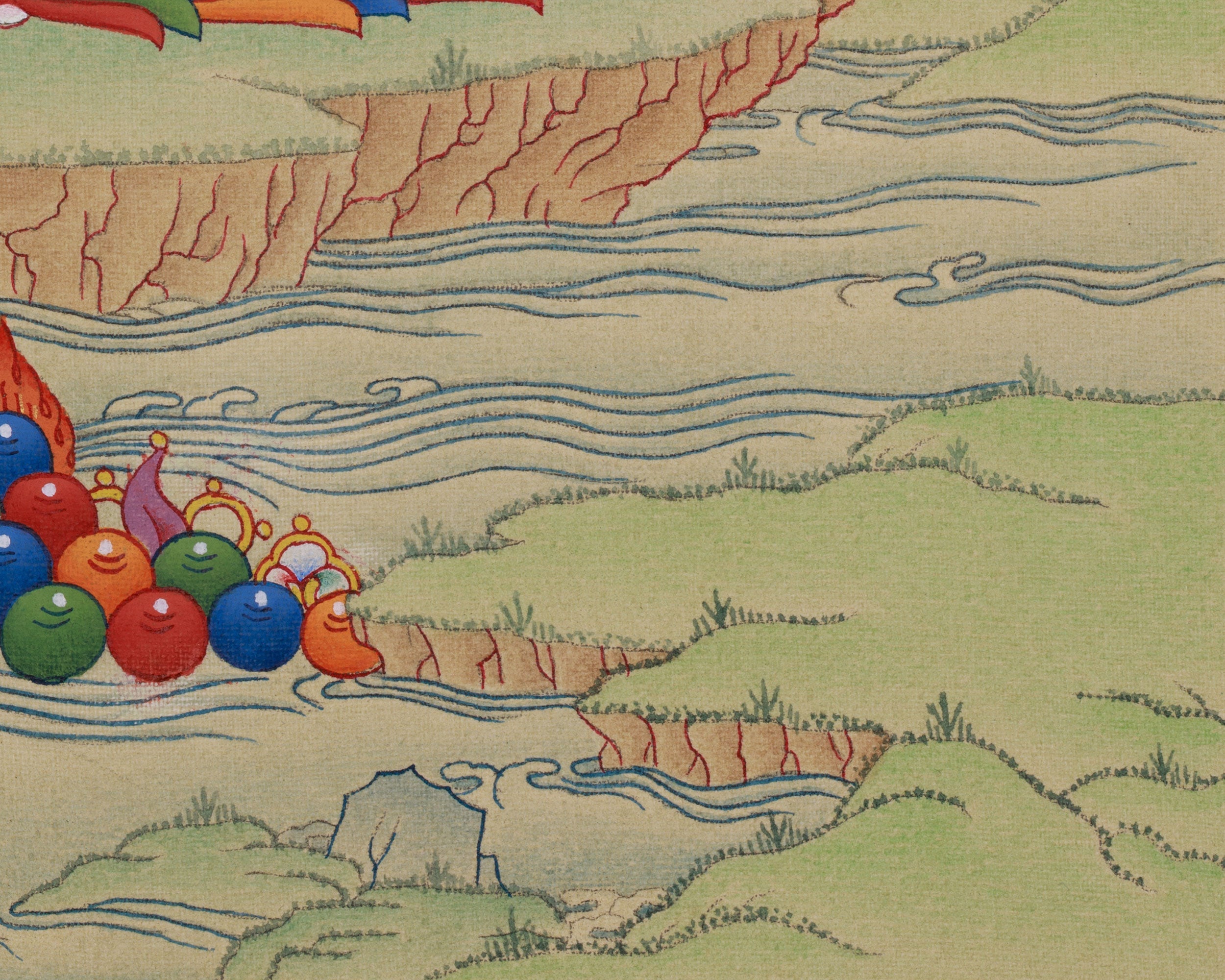 Wisdom Bodhisattva Manjushri Thangka | A Symbol of Spiritual Insight