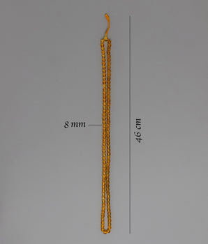Citrine Mala Beads | Yoga Prayer Beads for Positivity and Success