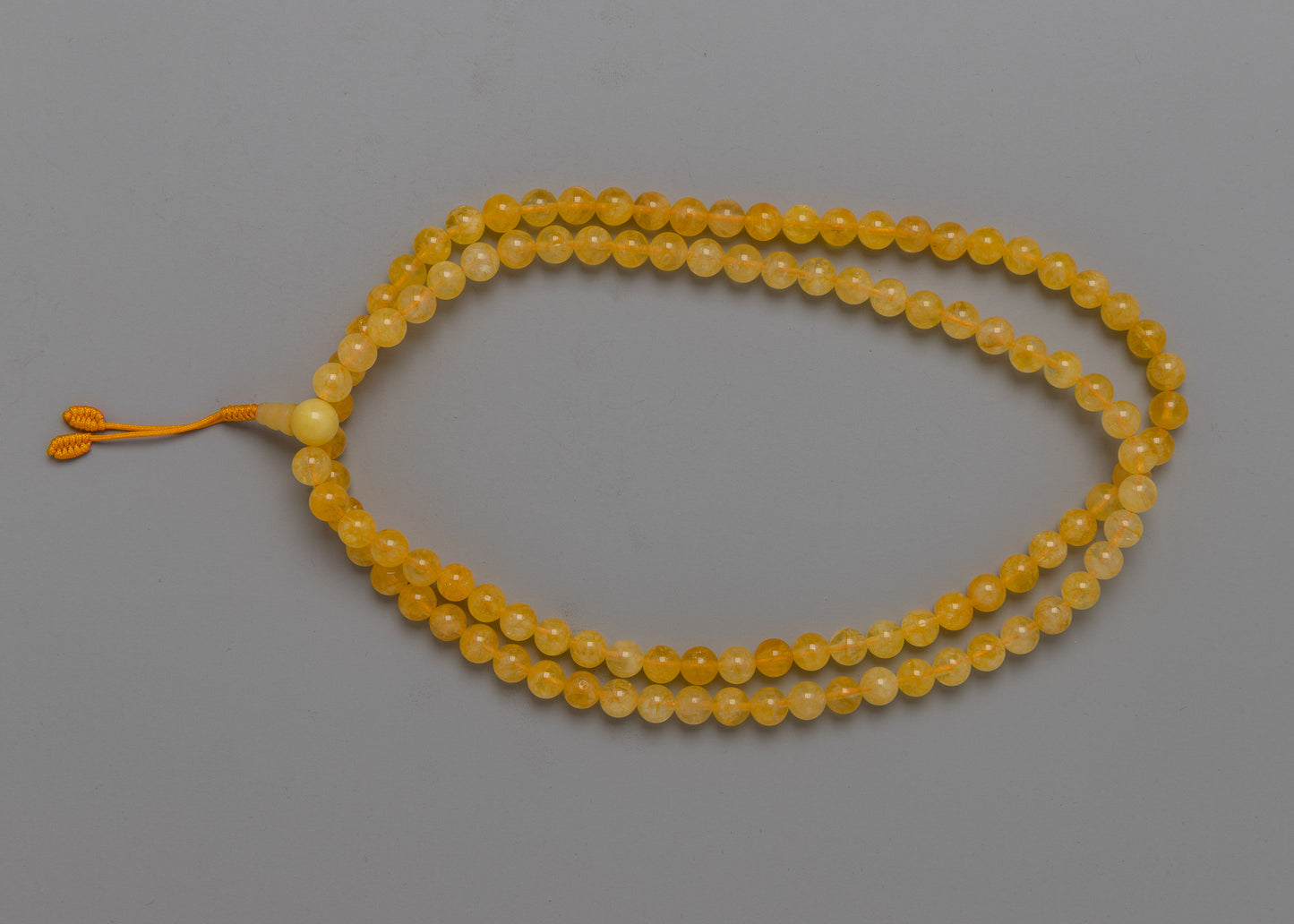 High Qaulity Citrine Mala Beads | Clarity & Personal Power Meditation Tool