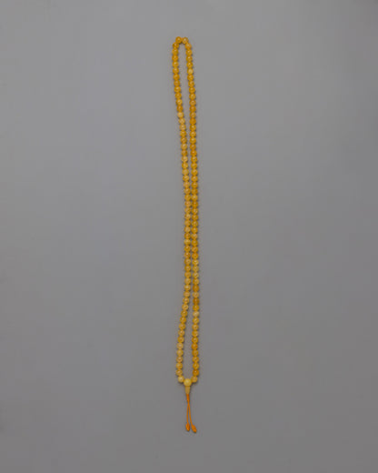 Genuine 8mm Citrine Mala Beads