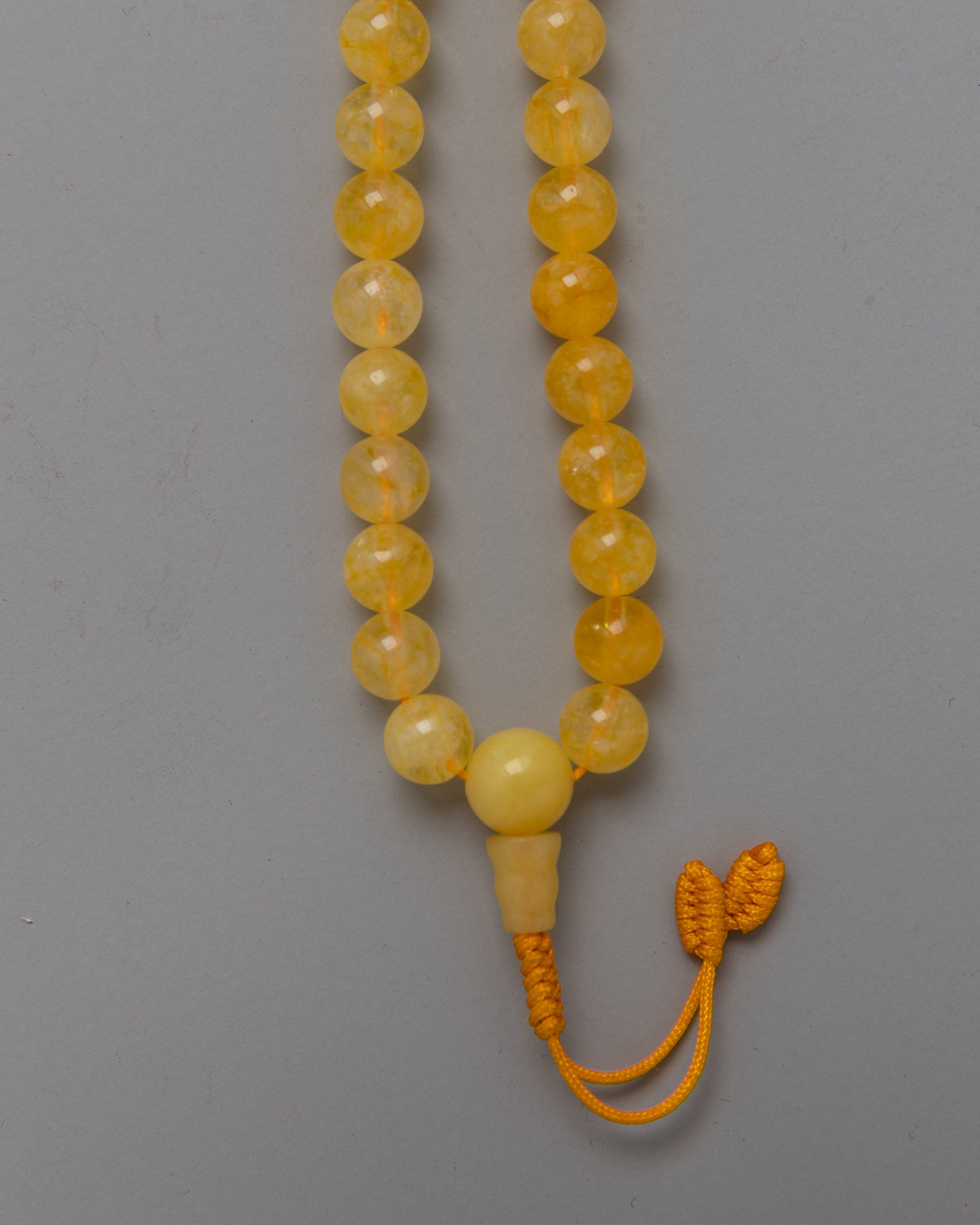 High Qaulity Citrine Mala Beads | Clarity & Personal Power Meditation Tool