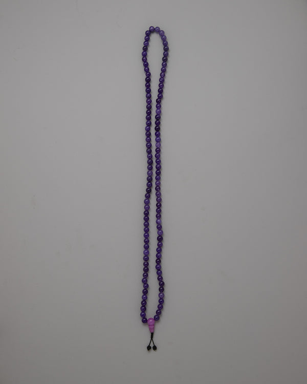 Purple Jade Mala Beads