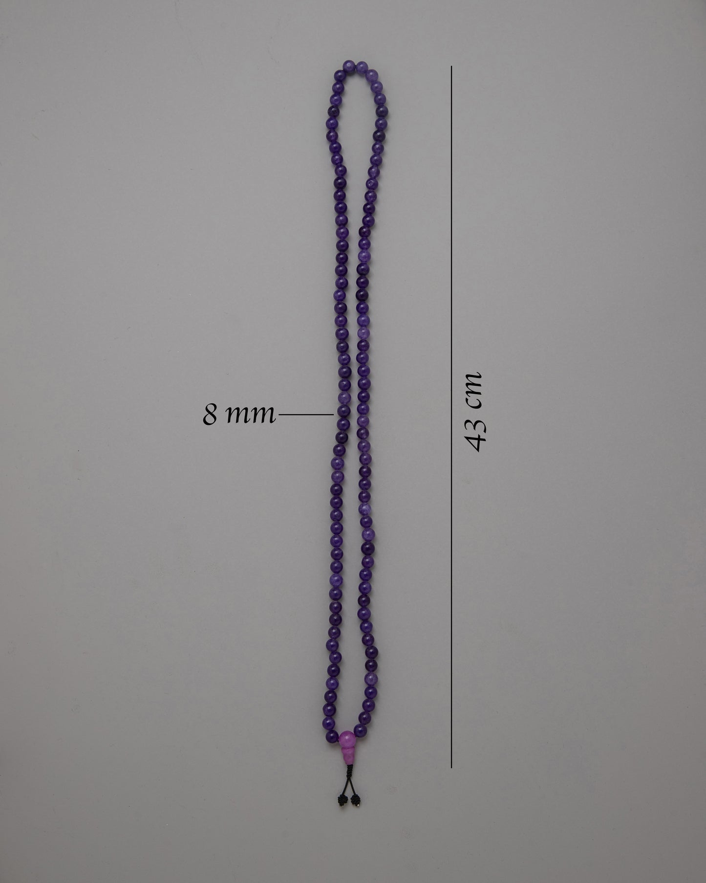 Purple Jade Mala Beads | Healing Energy Prayer Beads