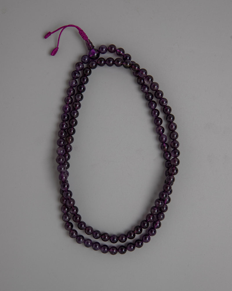 Amethyst Mala Beads | Quality Prayer Beads for Spiritual Growth