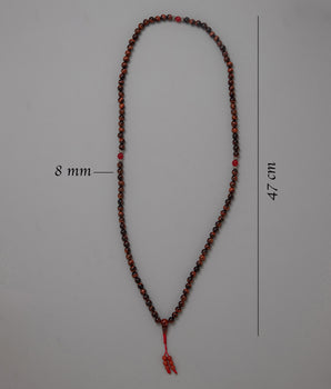 Red Tiger Eye Beads Mala | Beads for Yoga Practice and Mindfulness