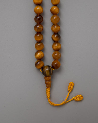 Golden Tiger Eye Beads | 108 Beads for Emotional Stability