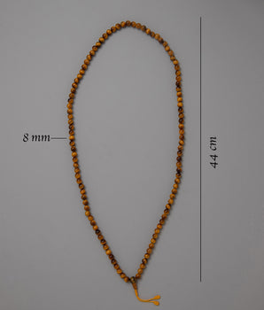 Golden Tiger Eye Beads | 108 Beads for Emotional Stability