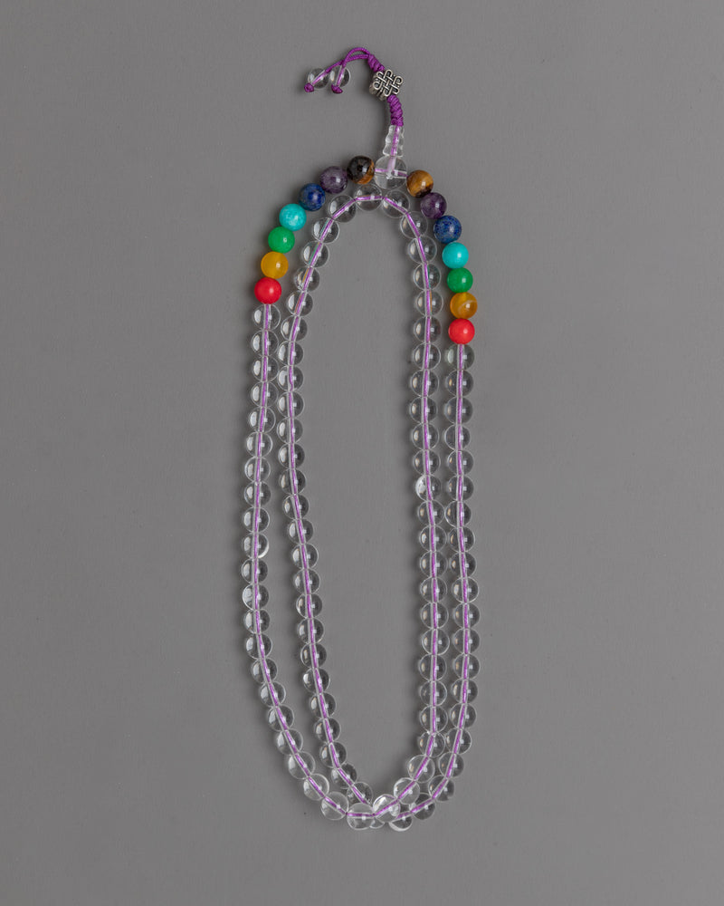 Crystal Mala Beads | Sparkling Meditation Beads