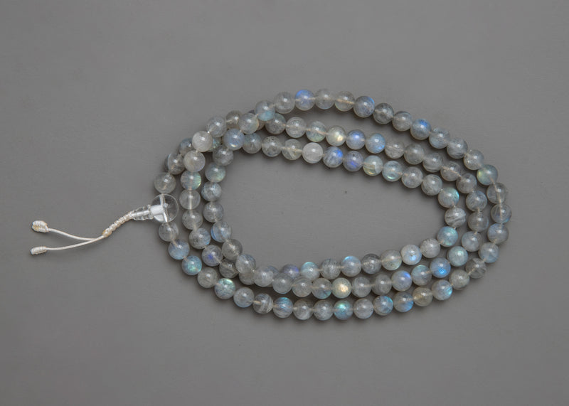 Labradorite Mala | Beads for Deep Meditation and Intuition