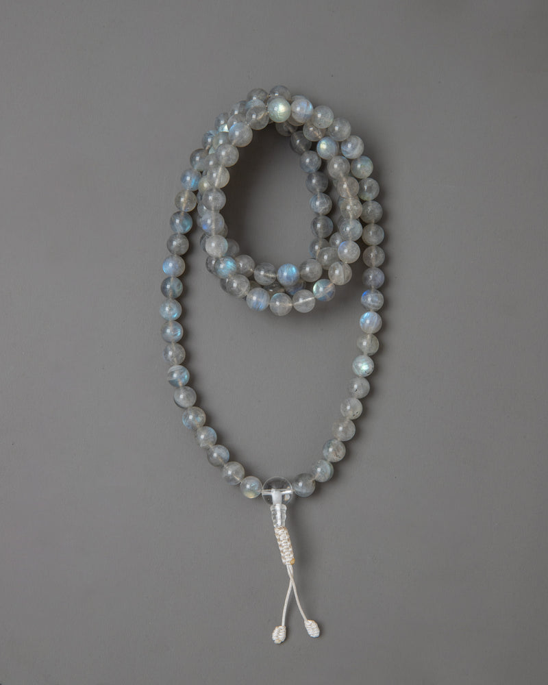 Labradorite Mala | Beads for Deep Meditation and Intuition