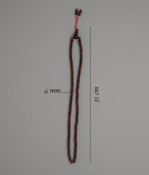 6mm Rosewood Mala Beads | Spiritual Meditation Tool