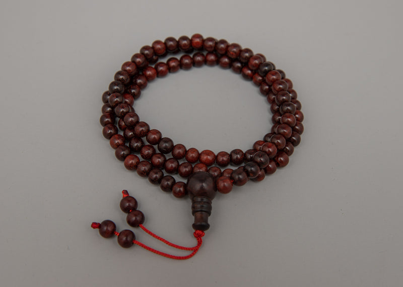 6mm Rosewood Mala Beads | Spiritual Meditation Tool