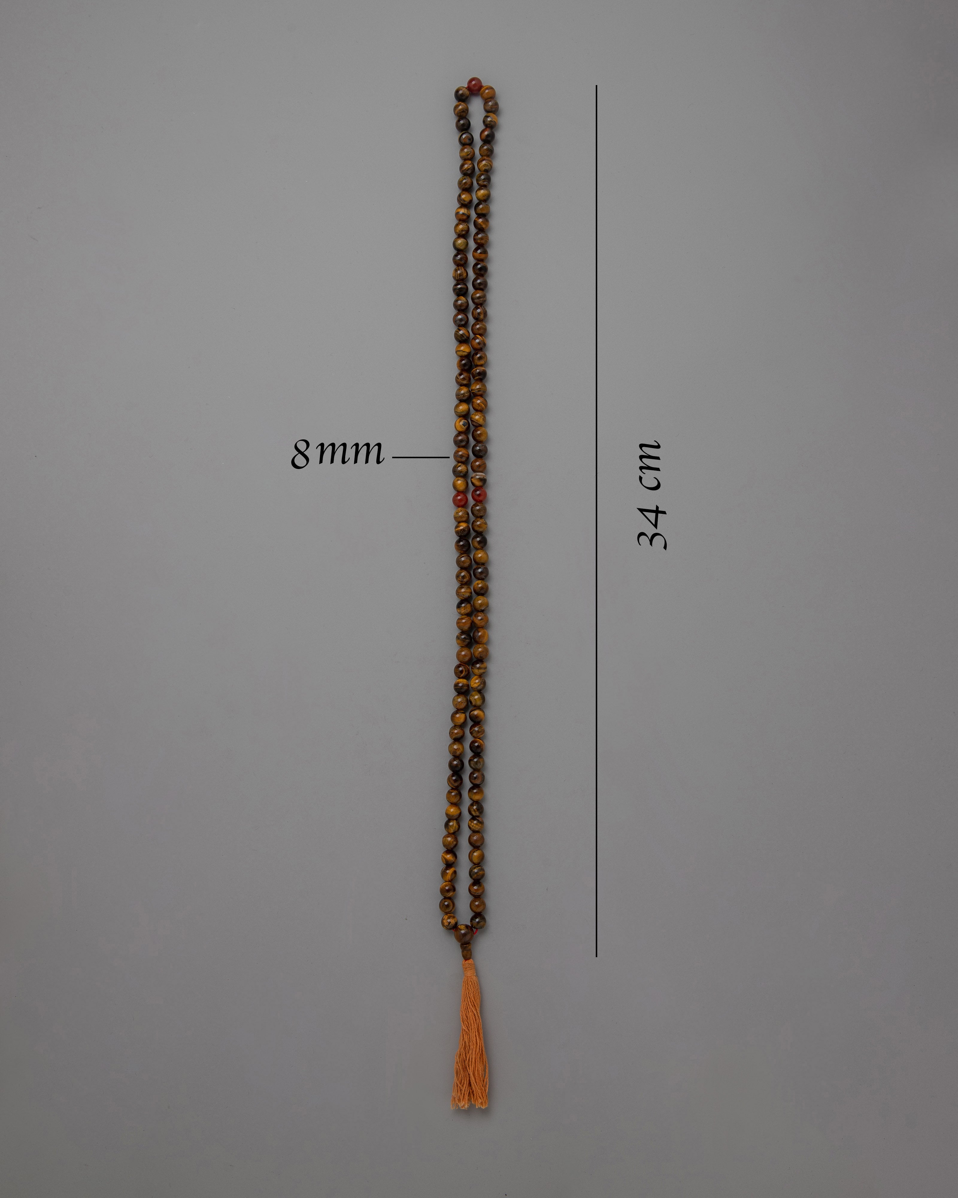 Grade Tiger Eye Japa Mala | High-Quality Prayer Beads for Spiritual Growth