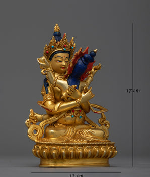 Vajradhara with His Consort Statue | A Symbol of Ultimate Unity and Enlightenment