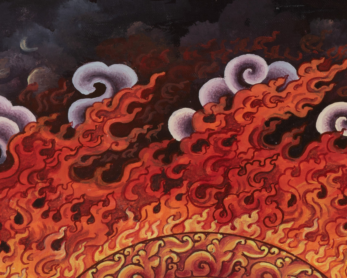 Durga Thangka | Represents Supreme Divine Feminine Cosmic Energy
