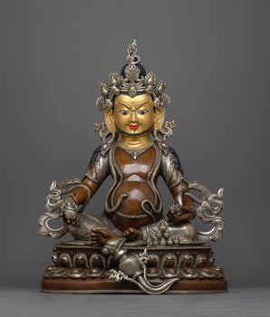 dzambhala-silver-plated-oxidized