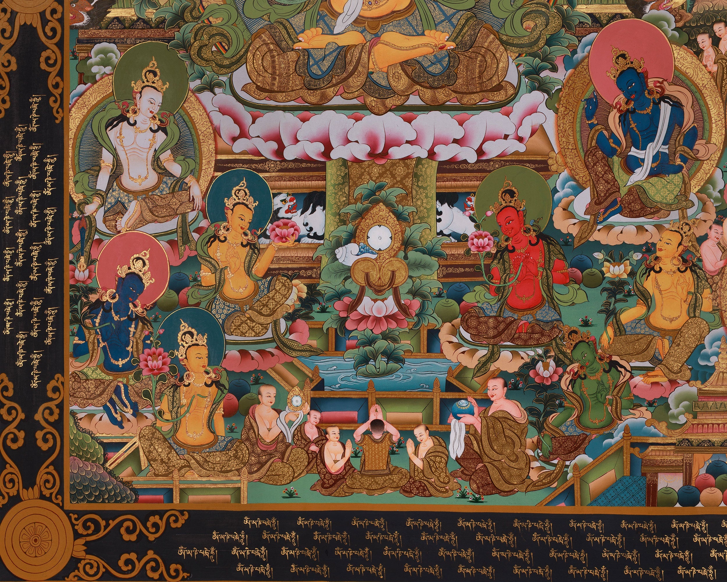 Purification Deity Vajrasattva Thangka | Dorje Sempa Artwork