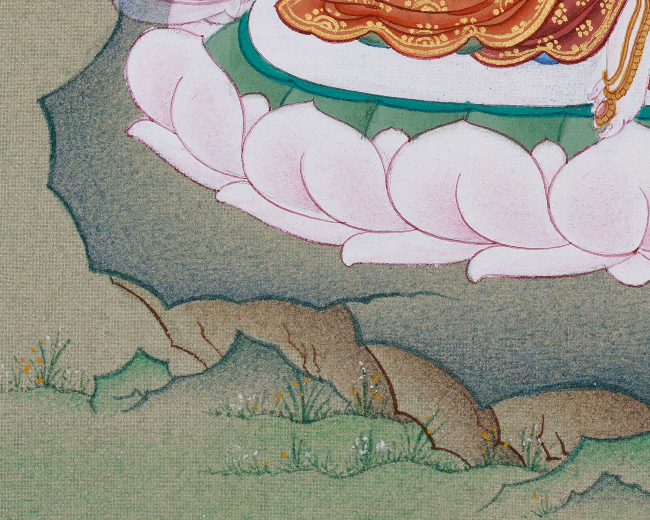 Consort of Guru Rinpoche, Yeshe Tsogyal Thangka | Embodying Wisdom and Compassion
