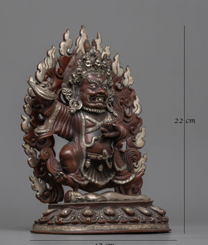 mahakala-bernagchen-oxidized sculpture